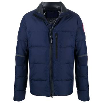 Hybridge high-neck down jacket