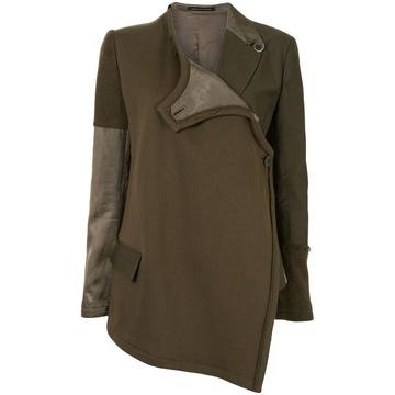 asymmetric panel jacket