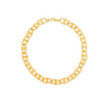 gold tone infinity link necklace