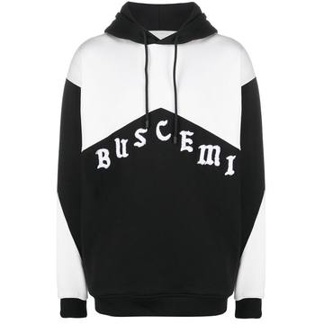 embroidered-logo cotton hoodie