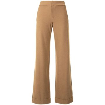 straight-leg cotton trousers