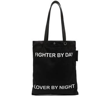 Fighter By Day Lover By Night tote