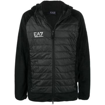 multi-panel design padded jacket