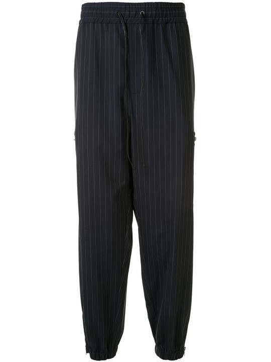 pinstripe cargo track pants展示图