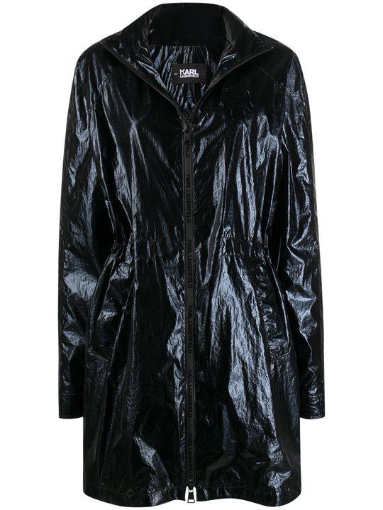 Ikonik metallic parka coat展示图