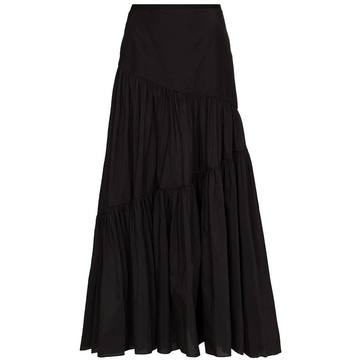 tiered maxi skirt