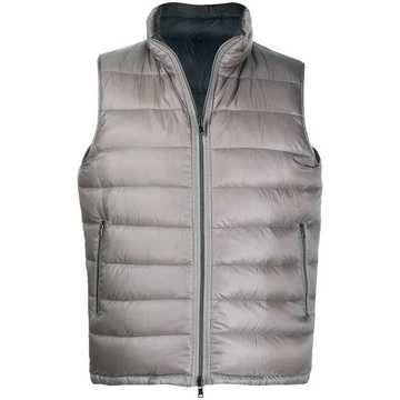 reversible padded gilet