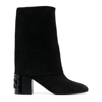 Ren heel-logo ankle boots