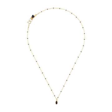bead chain pendant necklace