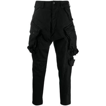 tapered cargo trousers