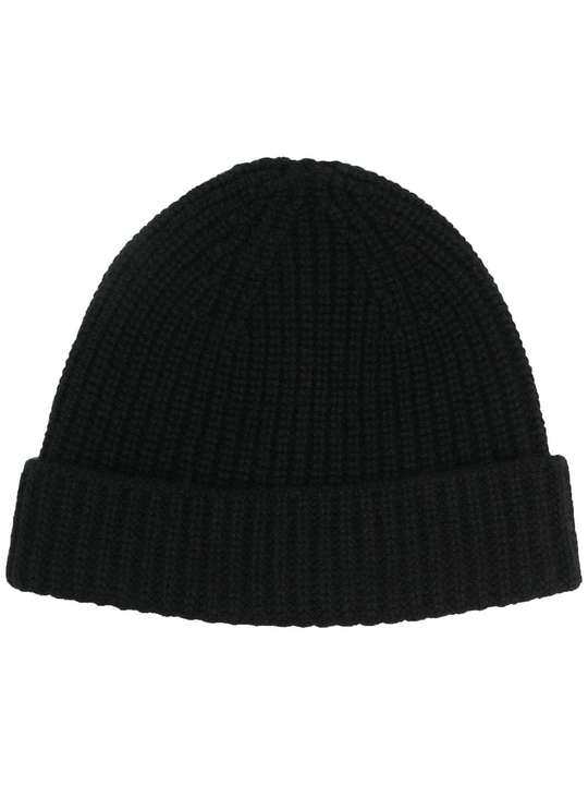 ribbed-knit beanie hat展示图