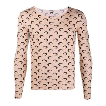 printed round neck T-shirt