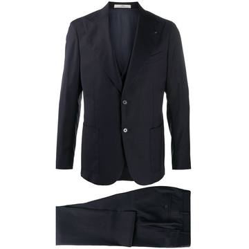 three-piece virgin wool suit