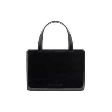 Amini Giorgia Patent Leather Top Handle Bag