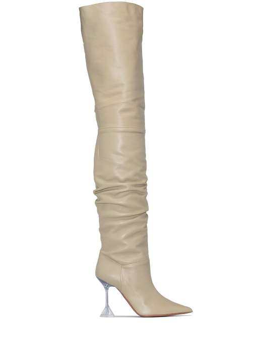 X Browns 50 neutral olivia 80 thigh-high boots展示图