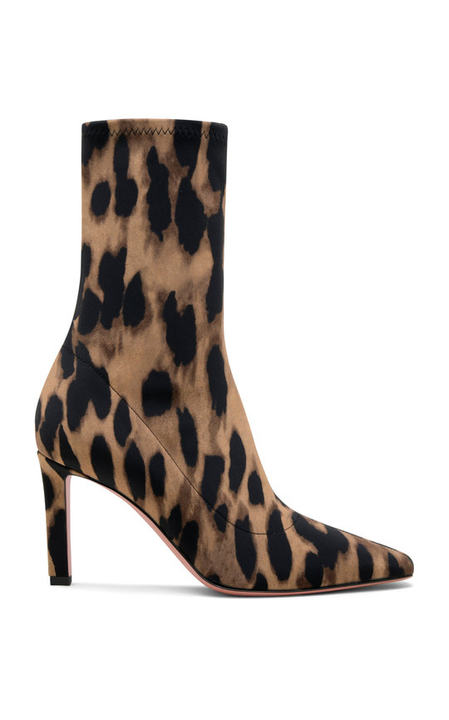 Hannah Leopard-Printed Jersey Ankle Boots展示图