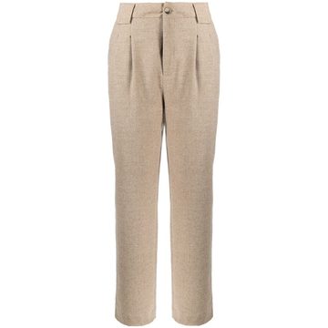 straight leg trousers