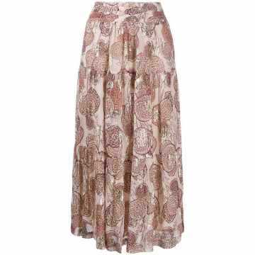Heidi floral-print skirt