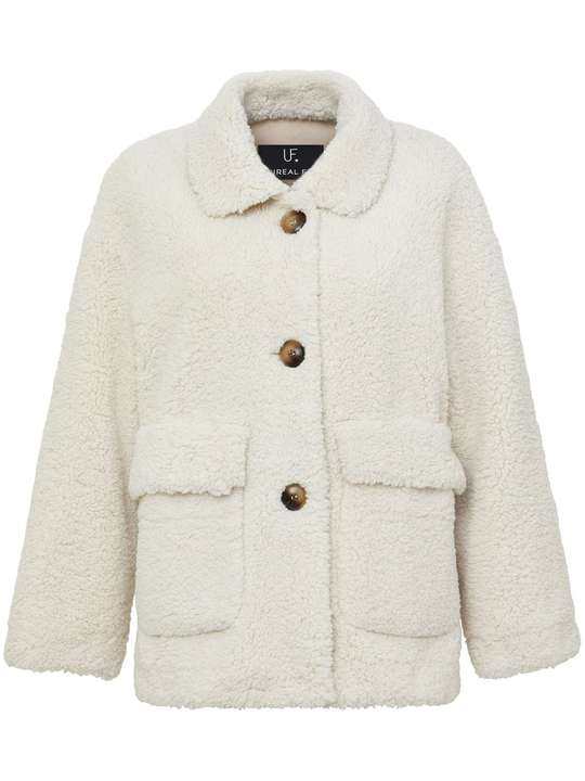 faux shearling jacket展示图