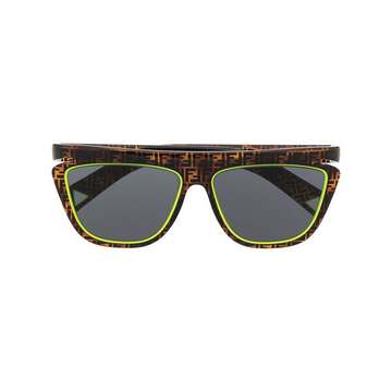 FF logo square-frame sunglasses