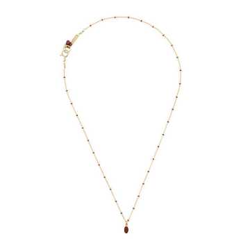 bead chain pendant necklace