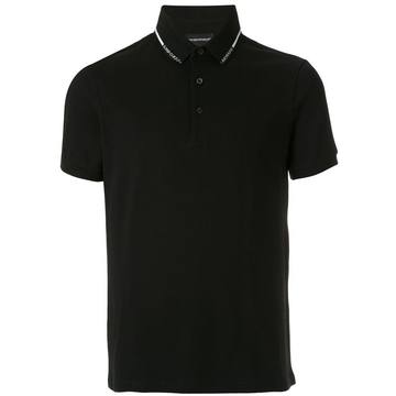 logo-tape short-sleeve polo shirt