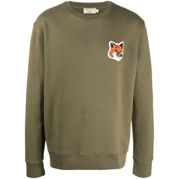 fox head patch sweatshirt