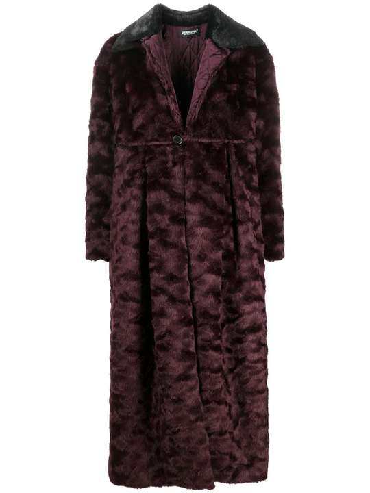 oversized faux fur coat展示图