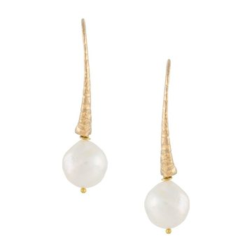 pearl-drop earrings