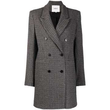 Nino houndstooth blazer coat