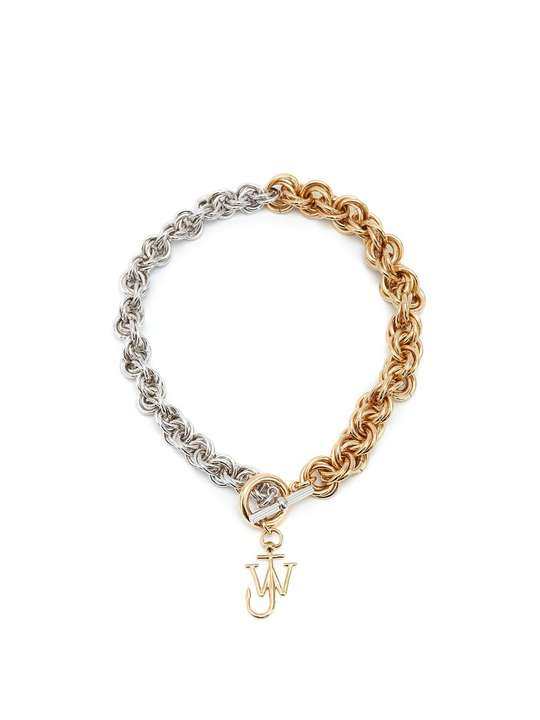 two-tone JWA charm choker展示图