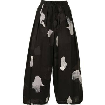 all-over print trousers