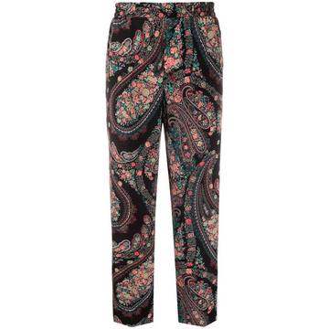 paisley and floral trousers