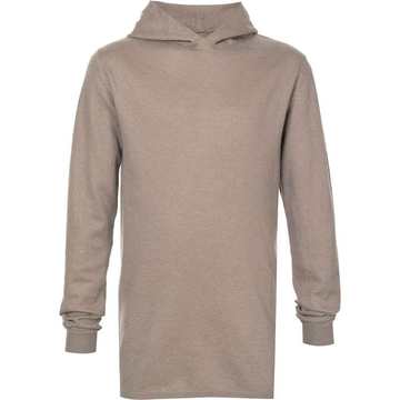 longline long-sleeve hoodie