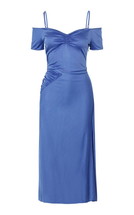 Selene Off-The-Shoulder Jersey Midi Dress展示图