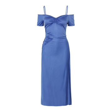 Selene Off-The-Shoulder Jersey Midi Dress