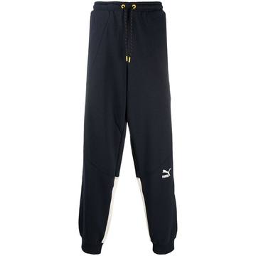 logo-embroidered track pants