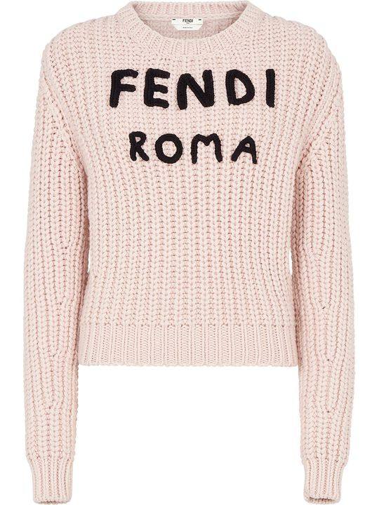 Roma logo wool sweater展示图