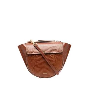 Hortensia mini leather tote bag
