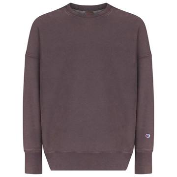 dyed crew neck sweatshirt