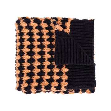 chunky-knit scarf