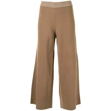 knit cropped trousers