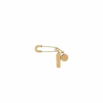 KK PILL CHARM EARRING 2 GOLD