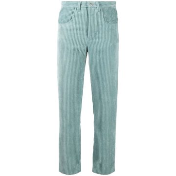 corduroy cropped trousers