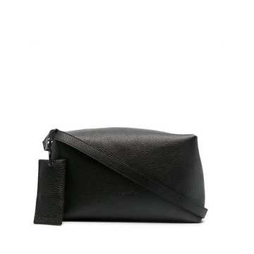 pebbled effect top handle tote bag