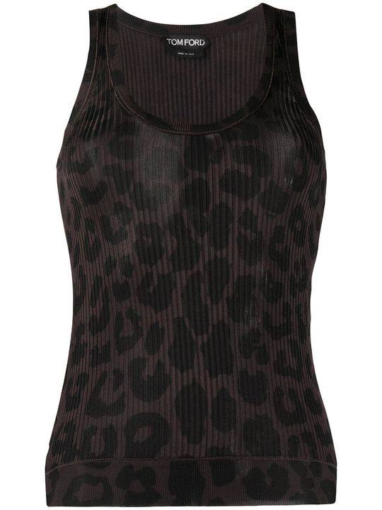 leopard print tank top展示图