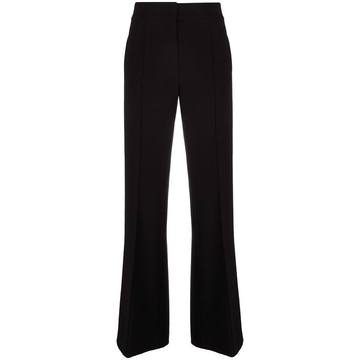 flared tailored trousers