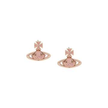 crystal-embellished Orb earrings