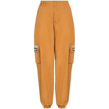 loose fit cargo pocket trousers