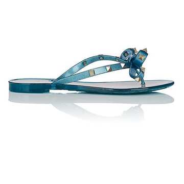 Rockstud PVC Thong Sandals